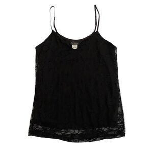 Vintage La Scala Women’s Top Camisole Small Lace Dark Romantic Whimsigoth Grunge